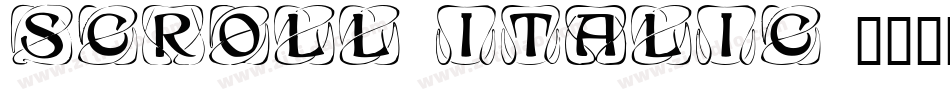Scroll Italic字体转换